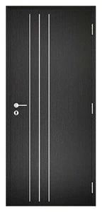 A Line 2 fémintarziás Dekor Plus beltéri ajtó