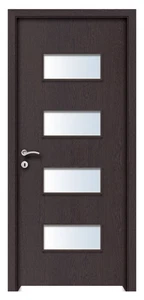 Ajka üveges dekorfóliás beltéri ajtó