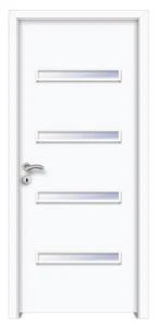 Baja üveges dekorfóliás beltéri ajtó