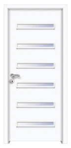 Barcs üveges dekorfóliás beltéri ajtó