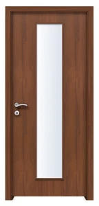 Békéscsaba üveges dekorfóliás beltéri ajtó