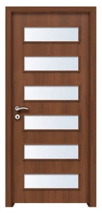 Bonyhád üveges dekorfóliás beltéri ajtó