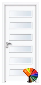 Bonyhád üveges festett MDF beltéri ajtó