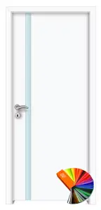 Budapest biztonsági üveges MDF beltéri ajtó