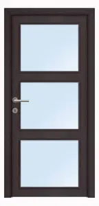 Cattolica üveges dekorfóliás beltéri ajtó