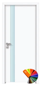 Esztergom biztonsági üveges MDF beltéri ajtó