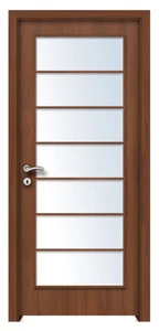 Fertőd üveges dekorfóliás beltéri ajtó