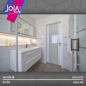 Gödöllő biztonsági üveges MDF beltéri ajtó - Referenciakép - 1