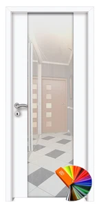 Gödöllő biztonsági üveges MDF beltéri ajtó