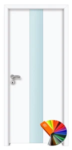 Gyula biztonsági üveges MDF beltéri ajtó