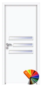 Hatvan üveges festett MDF beltéri ajtó