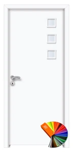 Jászberény üveges festett MDF beltéri ajtó