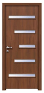 Kapuvár üveges dekorfóliás beltéri ajtó