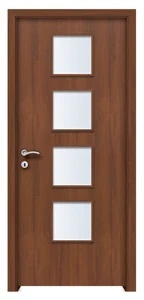 Keszthely üveges dekorfóliás beltéri ajtó