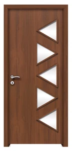 Kiskunhalas üveges dekorfóliás beltéri ajtó