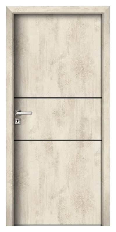 Lindosz C II fekete fémintarziás CPL beltéri ajtó