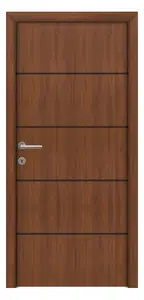 Lindosz IV fekete fémintarziás dekorfóliás beltéri ajtó