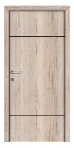 Lindosz P II fekete fémintarziás CPL beltéri ajtó