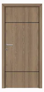 Lindosz P II fekete fémintarziás dekorfóliás beltéri ajtó