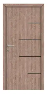 Lindosz R fekete fémintarziás CPL beltéri ajtó