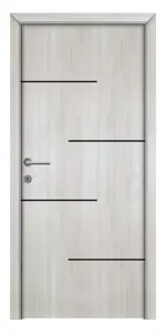 Lindosz Z fekete fémintarziás CPL beltéri ajtó