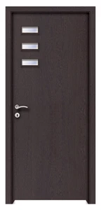 Makó üveges dekorfóliás beltéri ajtó