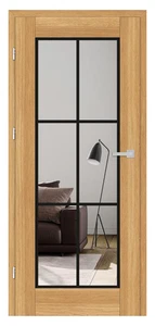 Moson E-dekor üveges beltéri ajtó