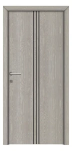 Olympia fekete fémintarziás dekorfóliás beltéri ajtó