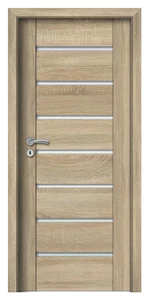 Q-1 Rhino CPL üveges beltéri ajtó