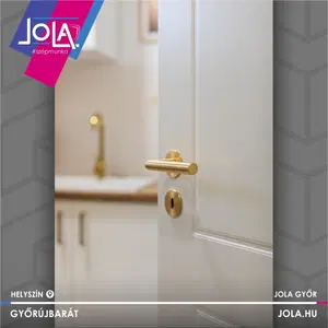 Sárvár mart felületű festett MDF beltéri ajtó - Referenciakép - 3