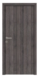 Spárta fekete fémintarziás CPL beltéri ajtó