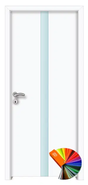 Tata biztonsági üveges MDF beltéri ajtó