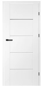 Titán Lajta 3 festett titán fehér üveges beltéri ajtó
