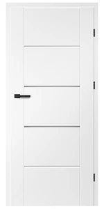 Titán Lajta 5 festett titán fehér üveges beltéri ajtó