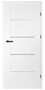 Titán Lajta 5 festett titán fehér üveges beltéri ajtó