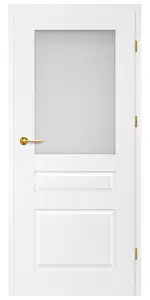 Titán Nógrád 4 festett titán fehér üveges beltéri ajtó