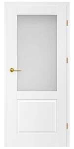 Titán Nógrád 7 festett titán fehér üveges beltéri ajtó
