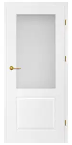 Titán Nógrád 7 festett titán fehér üveges beltéri ajtó