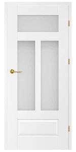 Titán Nógrád 9 festett titán fehér üveges beltéri ajtó