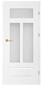 Titán Nógrád 9 festett titán fehér üveges beltéri ajtó