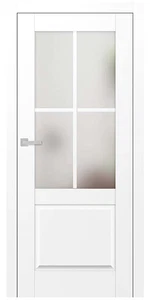 Titán Rábaköz 1 festett titán fehér üveges beltéri ajtó
