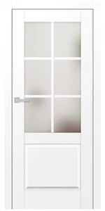 Titán Rábaköz 2 festett titán fehér üveges beltéri ajtó