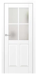 Titán Rábaköz 5 festett titán fehér üveges beltéri ajtó
