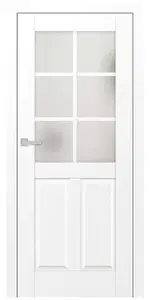 Titán Rábaköz 6 festett titán fehér üveges beltéri ajtó