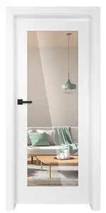 Titán Turán 7 festett titán fehér üveges beltéri ajtó