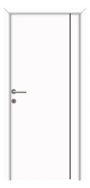 Trója I fekete fémintarziás dekorfóliás beltéri ajtó