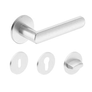 LUNA SLIM PREMIUM KEREK szálcsiszolt matt króm kilincs