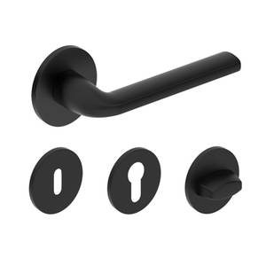  BELLA SLIM KEREK matt fekete kilincs