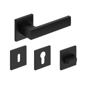  CUBE SLIM matt fekete kilincs