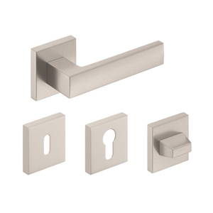  CUBE szálcsiszolt matt nikkel kilincs